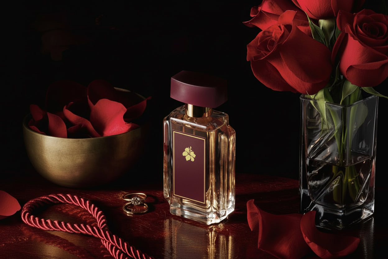 AVON Imari Eau De Toilette 1.7 Fl. Oz & Skin Softener 5 Oz Set - Italian Bergamot, Jasmine, Vanilla Orchid Fragrance