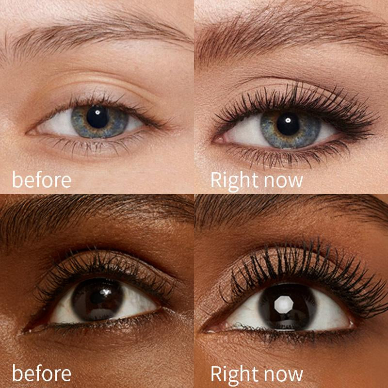 Aixilan Waterproof Eyelash Mascara B Tube for Bold Separated Lashes 24HR Wear Enhances Length & Curl Buy One Get One Free Special Gift Mill Rue Z Mascara Christmas Present