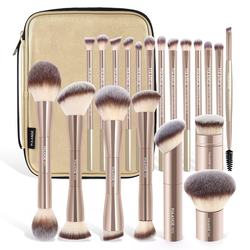 MAANGE Makeup Brushes Set 1 Set Multifunctional Makeup Brushes for Powder Liquid Cream Makeup Tools for Women Cosmetics Brushes Set Makeup Kits Makeup Brushes Set Makeup Tools Cosmetics Kits Concealer Brush
