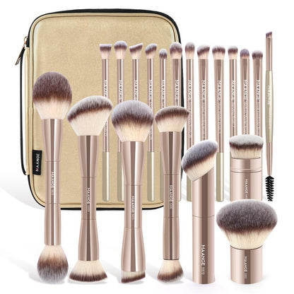 MAANGE Makeup Brushes Set 1 Set Multifunctional Makeup Brushes for Powder Liquid Cream Makeup Tools for Women Cosmetics Brushes Set Makeup Kits Makeup Brushes Set Makeup Tools Cosmetics Kits Concealer Brush