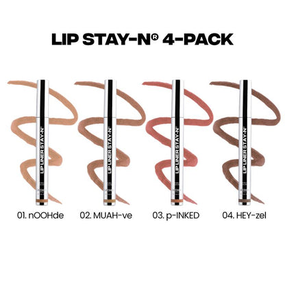 [Tiktok Exclusive] SACHEU Lip STAY-N TRIO - Peel-Off Lip Stain - All-Day Wear Transfer-Proof Lip Stain - Infused with Hyaluronic Acid & Vitamin E for All Skin Types - Vegan & Cruelty-Free