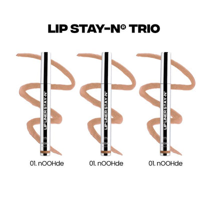 [Tiktok Exclusive] SACHEU Lip STAY-N TRIO - Peel-Off Lip Stain - All-Day Wear Transfer-Proof Lip Stain - Infused with Hyaluronic Acid & Vitamin E for All Skin Types - Vegan & Cruelty-Free
