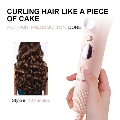 Premium Automatic Hair Curler with LED Display & Adjustable Heat