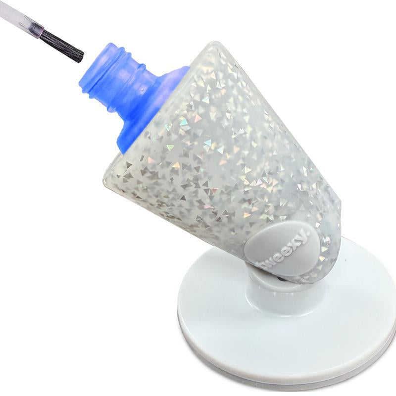 Tweexy Untippable Nail Polish Holder | Anti-Spill Bottle Stand with Smartgrip Suction for Nail Art and Manicure | Christmas Stocking Stuffer Gift Hand Organiser