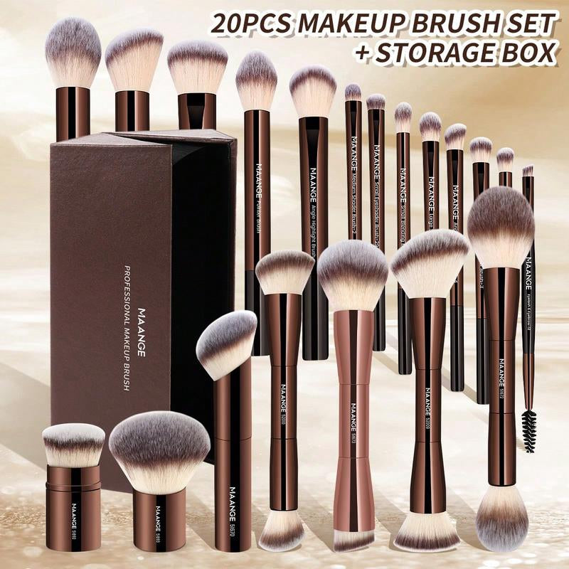 MAANGE Makeup Brushes Set 1 Set Multifunctional Makeup Brushes for Powder Liquid Cream Makeup Tools for Women Cosmetics Brushes Set Makeup Kits Makeup Brushes Set Makeup Tools Cosmetics Kits Concealer Brush