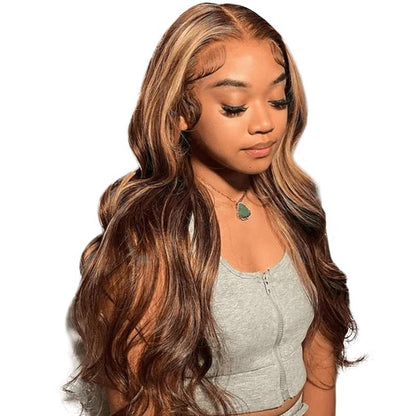 Cute Bein 613 Blonde 13X6 HD Lace Frontal Wig Pre Plucked Corlored Lace Front Human Hair Wigs for Women Can Be Dyed & Restyle