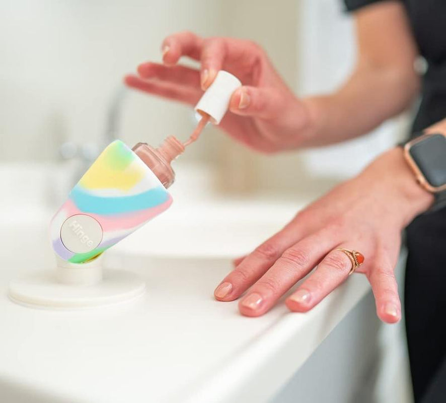 Tweexy Untippable Nail Polish Holder | Anti-Spill Bottle Stand with Smartgrip Suction for Nail Art and Manicure | Christmas Stocking Stuffer Gift Hand Organiser