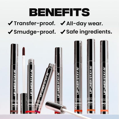 [Tiktok Exclusive] SACHEU Lip STAY-N TRIO - Peel-Off Lip Stain - All-Day Wear Transfer-Proof Lip Stain - Infused with Hyaluronic Acid & Vitamin E for All Skin Types - Vegan & Cruelty-Free