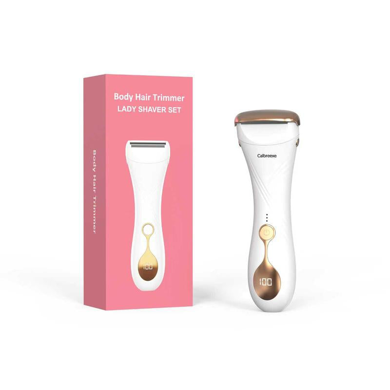 Smooth & Safe Electric Shaver for Women, Rechargeable Dry Use Razor for No Nicks & Bumps on Legs, Underarm, Bikini Area, Gentle Lady Shaver