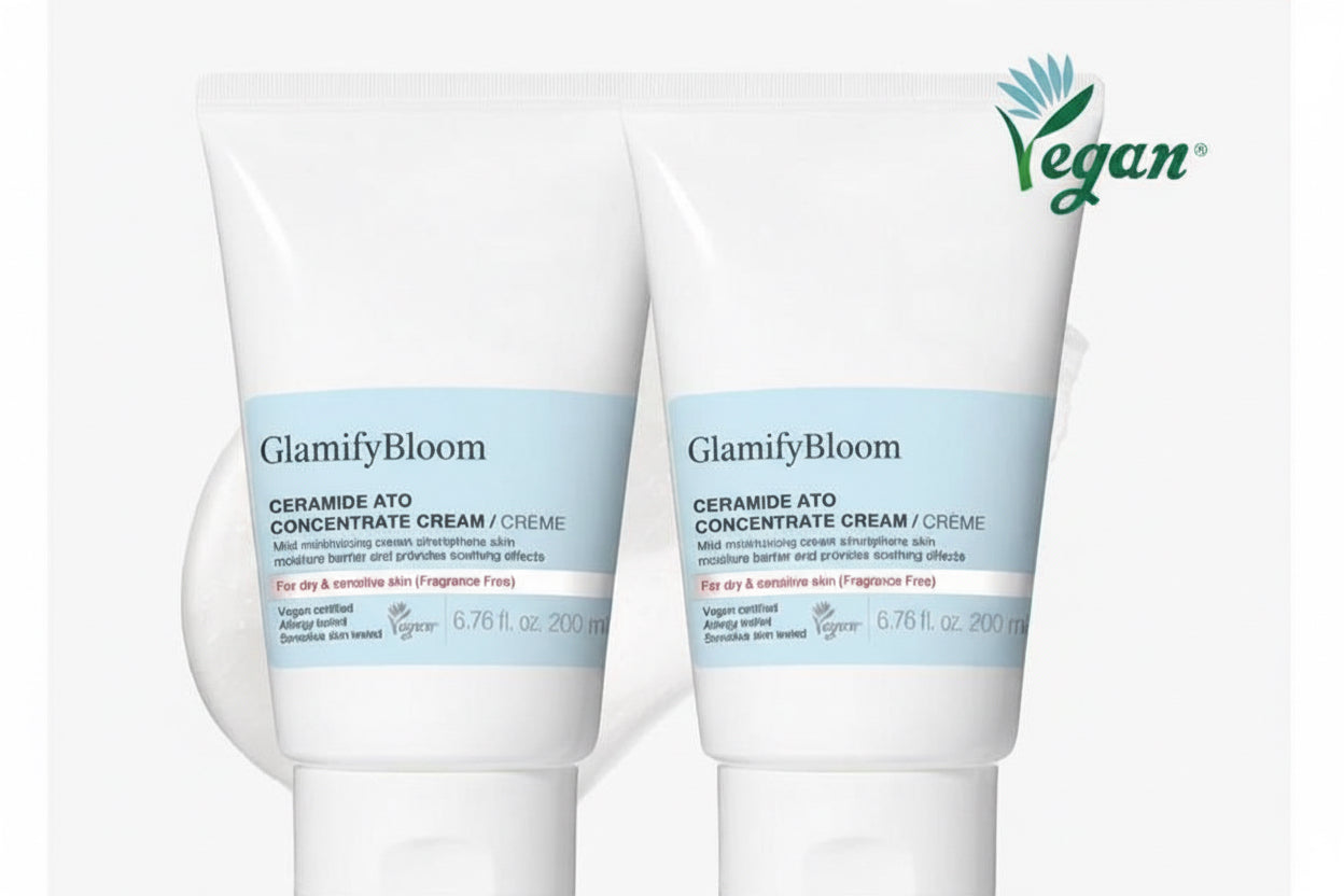 ILLIYOON Ceramide Ato Concentrate Cream | Moisturizer for Dry & Sensitive Skin, 100Hr Lasting Hydration, for Face & Body, Gentle for Infants, Moisture Barrier Repair, Vegan Certified, 6.76 Fl.Oz.