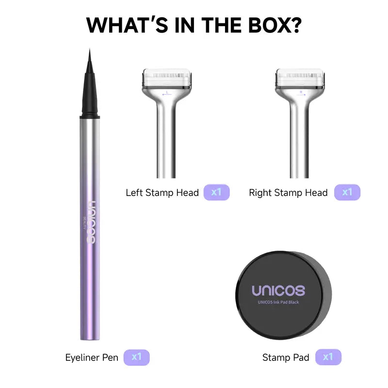 GLAMIFYBLOOM 2-in-1 Eyelash Stamp & Eyeliner Pen