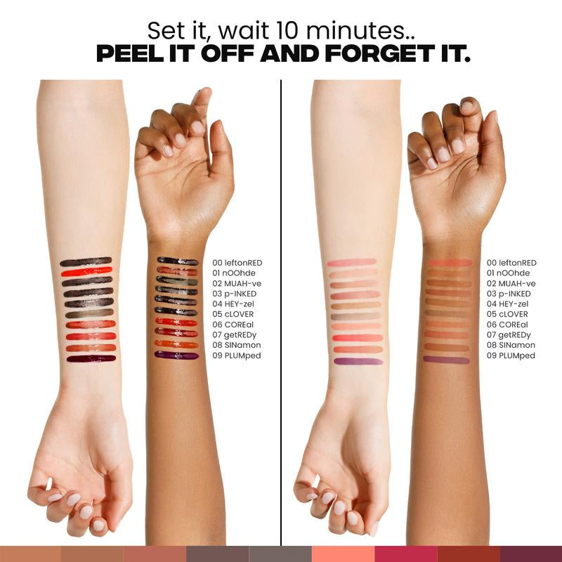 [Tiktok Exclusive] SACHEU Lip STAY-N TRIO - Peel-Off Lip Stain - All-Day Wear Transfer-Proof Lip Stain - Infused with Hyaluronic Acid & Vitamin E for All Skin Types - Vegan & Cruelty-Free