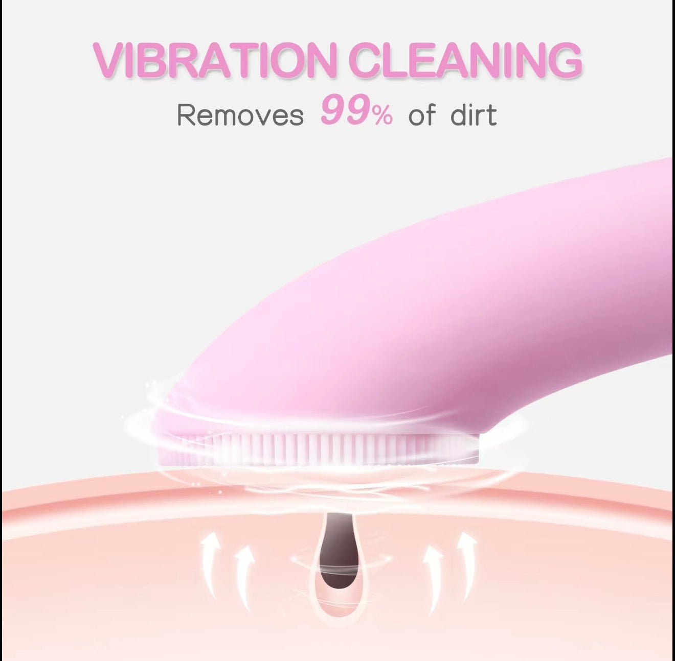 Premium Heatable Vibrating Facial Cleansing Brush