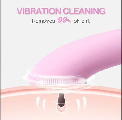 Premium Heatable Vibrating Facial Cleansing Brush