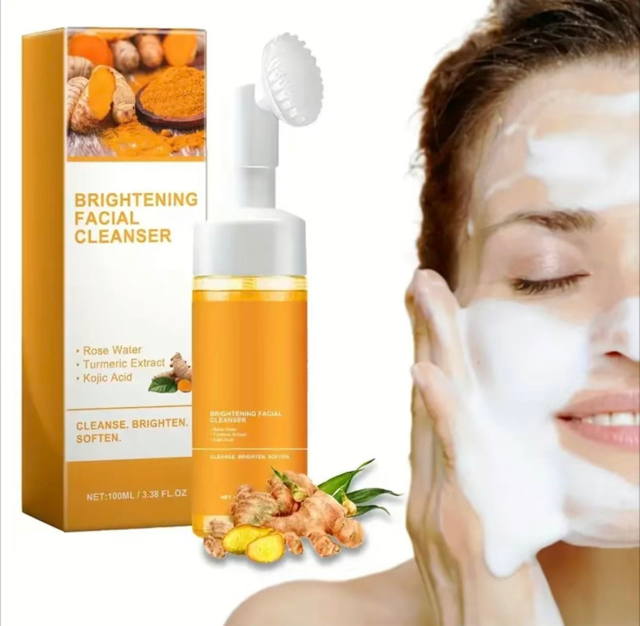 Premium Glow-Boosting Turmeric Face Cleanse Duo
