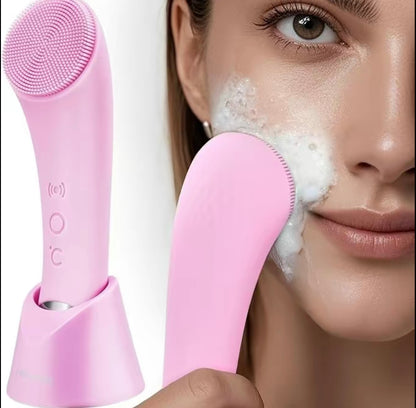 Premium Heatable Vibrating Facial Cleansing Brush