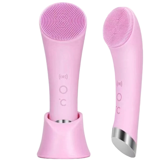 Premium Heatable Vibrating Facial Cleansing Brush