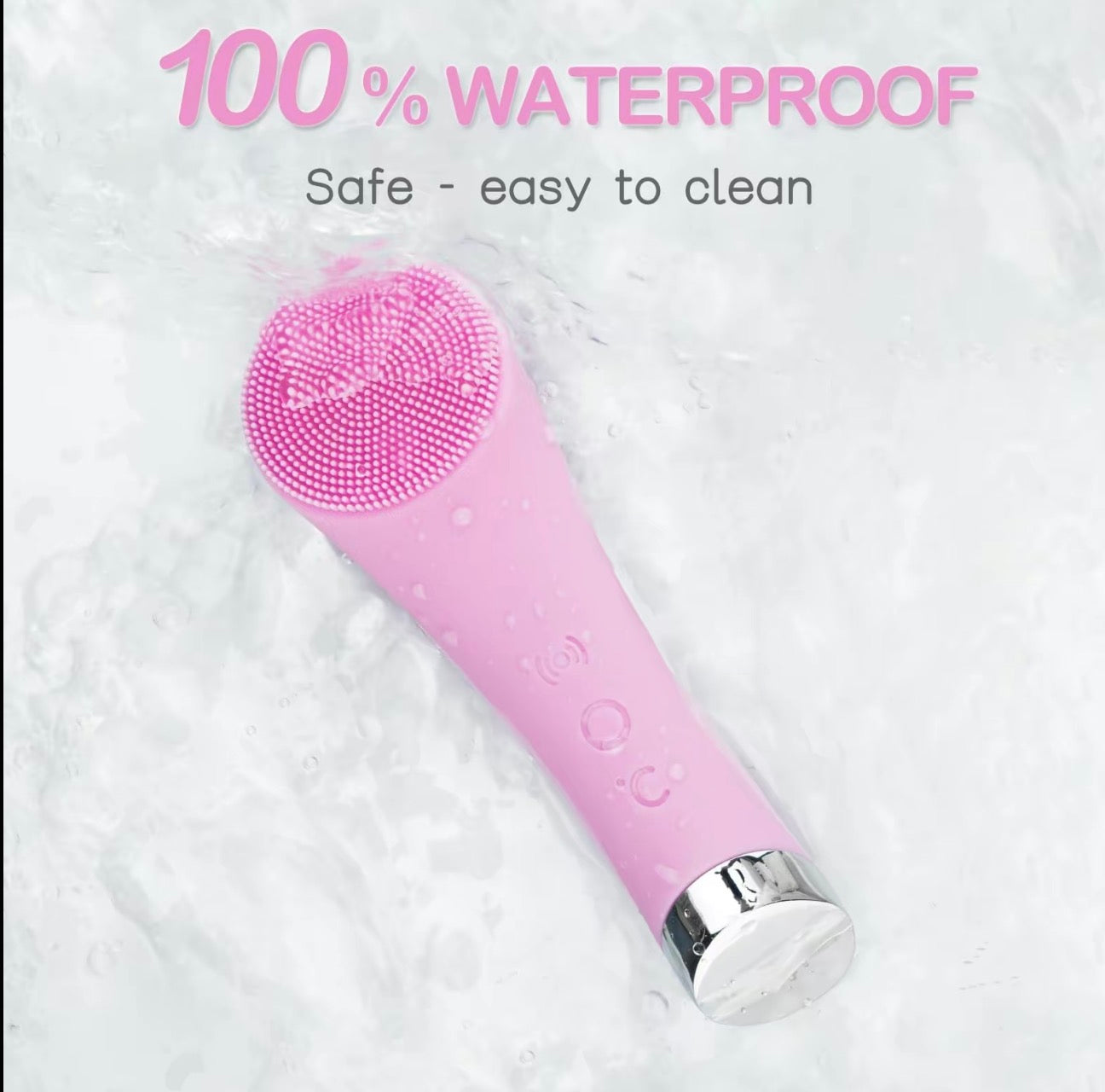 Premium Heatable Vibrating Facial Cleansing Brush