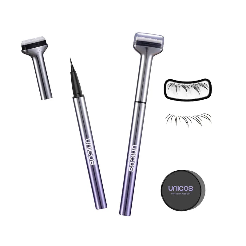 GLAMIFYBLOOM 2-in-1 Eyelash Stamp & Eyeliner Pen