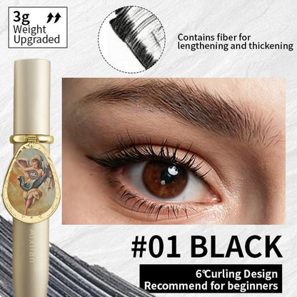 Aixilan Waterproof Eyelash Mascara B Tube for Bold Separated Lashes 24HR Wear Enhances Length & Curl Buy One Get One Free Special Gift Mill Rue Z Mascara Christmas Present
